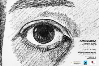 L'affiche de l'exposition de l'artiste Murzo